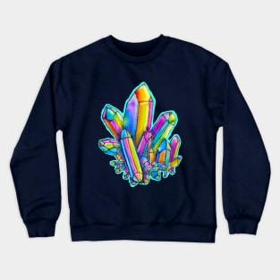 Colorful Crystals Crewneck Sweatshirt